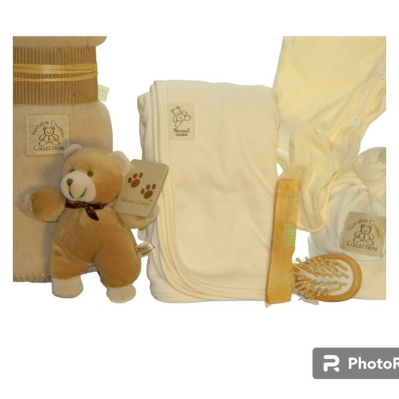 Natural Charm Baby’s Bedtime Natural Cotton 5pc Set - Picture 6 of 10
